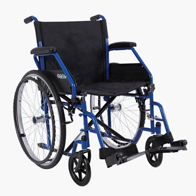 Carrozzina standard pieghevole ad autospinta